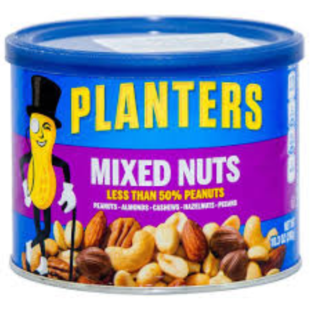 PLANTERS MIXED NUTS CAN 292G